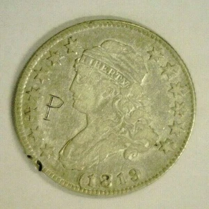 1819 CAPPED BUST SILVER QUARTER XF DETAILS. REDUCED 6/6/25 (1509) - Picture 1 of 2