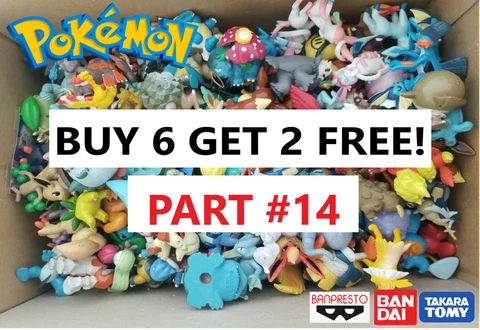 PART #14 GET 2 FREE FIGURES! Official Pokemon Center Tomy Nintendo Bandai READ Cover