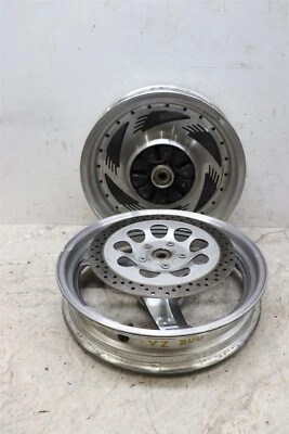 1997-2004 Suzuki Marauder VZ800 Front & Rear Rim Wheel Set W/ Brake Rotors - Image 1 of 4