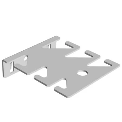 11407-00000= Werkzeughalter 6-fach 63x75 mm weiß Lochwand SL Element System