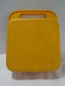 VTG 1987 TUPPERWARE TUPPERTOYS CARRY CASE W/ALPHABET 1408-8 - Picture 1 of 5