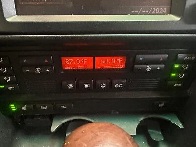 BMW E38 740IL 740I Climate Control Unit Panel AC Air Heat Heater OEM 155K Tested - Image 1 of 4