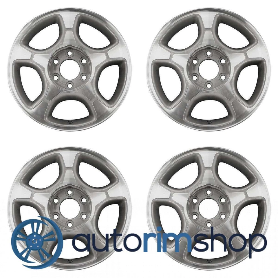Chevrolet Trailblazer 2004-2009 17" OEM Wheels Rims Full Set Sparkle Charcoal - Image 1 of 1