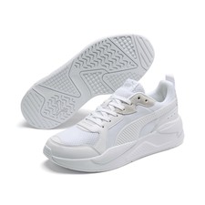 puma white running sneakers