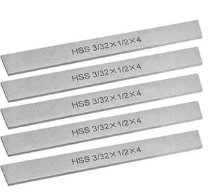5x Abschneidklinge (3/32"" x 1/2"" x 4"") M2 Qualität HSS gehärtet & geschliffenes Trennwerkzeug - Bild 1 von 4