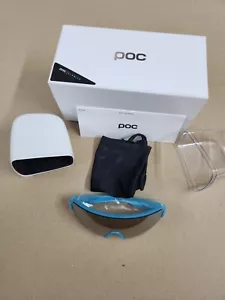 POC AIM Kalkopyrit Blue Violet/Silver Mirror Sunglasses - Picture 1 of 6