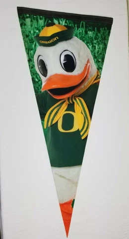 Oregon DUCKS Football OVERSIZE "The Duck" Felt PENNANT   17 x 40 Cover