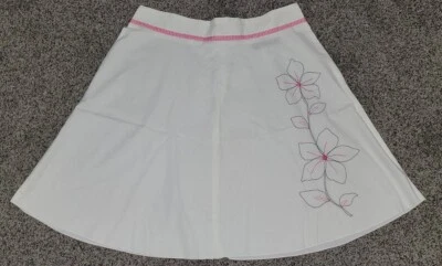Falda Exact Change Mujer Talla 9 Acampanada, Bordado de Flores  Foto 1 de 3