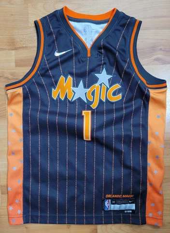Youth Nike Jonathan Isaac Anthracite Orlando Magic 2021/22 Swingman Jersey Med Cover