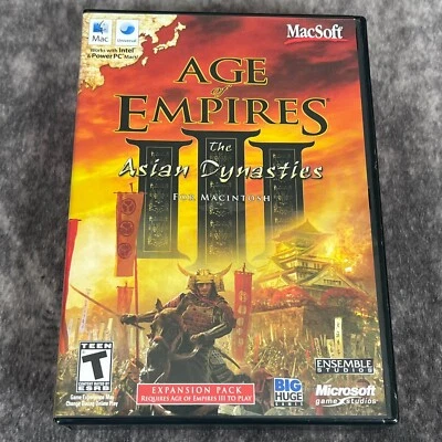 Age Of Empires III Game + The Asian Dynasties Add-On Expansion Pack Apple MAC - Image 1 of 4