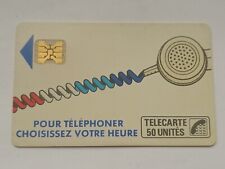 Vintage Retro Phonecard 90s chip French Telecom Telecarte 50 Pour choisissez vot