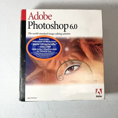 Adobe Photoshop 6.0 for Macintosh with serial number  - Image 1 of 4