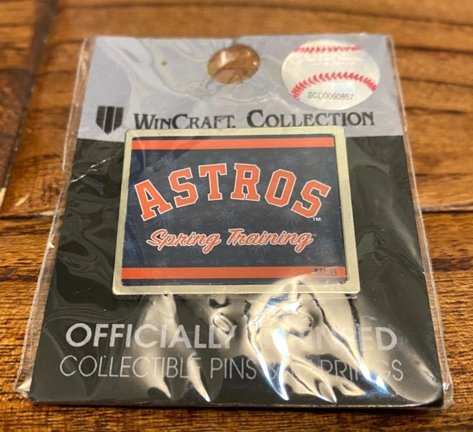 Houston Astros 2022 Spring Training Lapel Pin WinCraft RARE New in Bag - Image 1 of 1