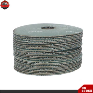 Paquete de 25 discos de molienda y lijado de fibra de resina de circonio de 36 granos de 4,5" x 7/8" nuevos - Imagen 1 de 10