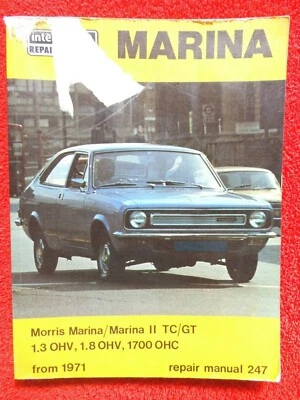 Morris Marina Intereurope Workshop Manual from 1971 onwards. - Image 1 of 4