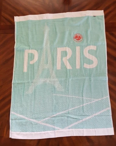 Roland-Garros upcycled  player towel - Celadon Cover