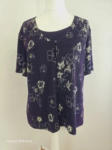bon marche Women's Sparkly Mock 2 Piece Top With Glitter Large - Picture 1 of 8