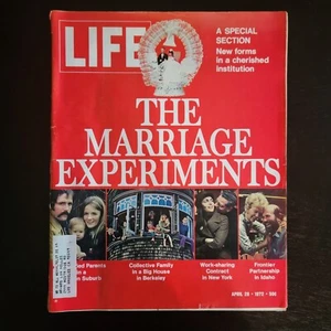 Vintage 1972 LIFE Magazine "The Marriage Experiment" Classic Collectible Retro - Imagen 1 de 11