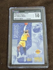 2022-23 HOOPS FREQUENT FLYERS CGC 10 LEBRON JAMES LAKERS - Picture 1 of 1