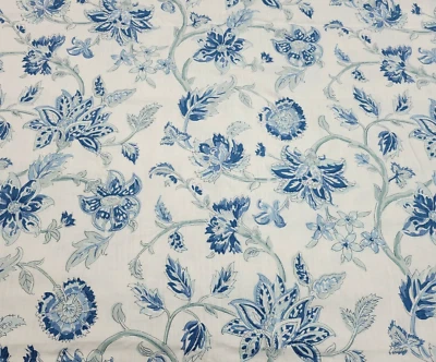 3.5 Yds Kravet Tiru Vine in Cornflower 54" Wide 100% Cotton - Image 1 of 2