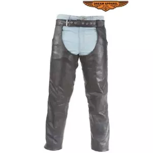 Naked Cowhide Leather Chaps - Picture 1 of 9