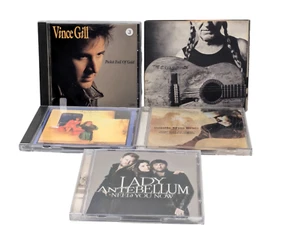 5 Country Music Stars CD-Lady Antebellum-Vince Gill-Willie-Judds-Cash-Free Ship. - Imagen 1 de 18