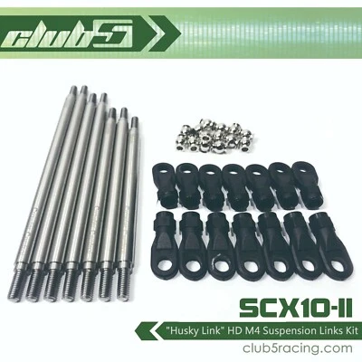 "Husky Link" M4 Suspension Links Kit for Axial SCX10-II  - Image 1 of 2