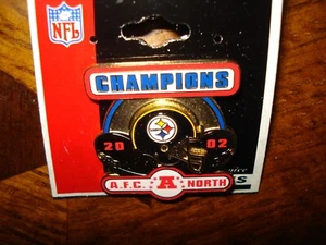 2002 Pittsburg Steelers AFC Champions North Pin, Helmet Pin - Picture 1 of 1