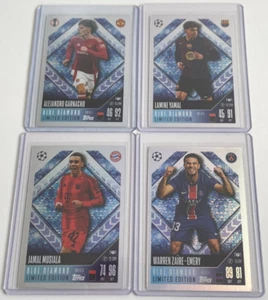 Match Attax Extra 24/25 ALL Blue Flame Limited Edition PEŁNY ZESTAW BL1 BL2 BL3 BL4 - Zdjęcie 1 z 9