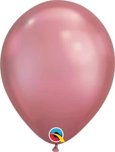 Qualatex Chrome Mauve Metallic 11 Inch Latex Balloons 100 Count - Picture 1 of 1