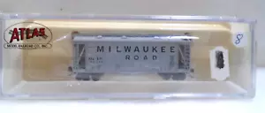 Atlas N Gauge 38621 GATX Airslide Milwaukee Road W/Kadee Couplers MIB - Picture 1 of 2