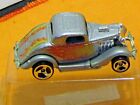 Hot Wheels '3-Window '34 silver 3sp shipped n single item protecto 