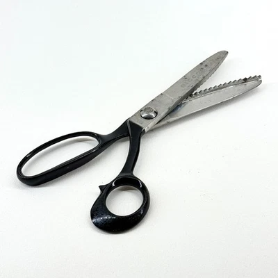 VINTAGE PICCO PINKING SHEARS SCISSORS FABRIC SEWING DRESSMAKING TOOL TAILORS - Image 1 of 4