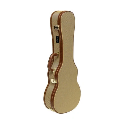 Estuche rígido Stagg serie estilo vintage tweed dorado de lujo para ukelele tenor Foto 1 de 4