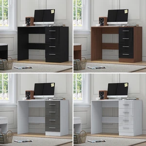 REFLECT Gloss Bedroom Furniture 4 Drawer Dressing Table Desk - 4 Colour Options - Picture 1 of 29