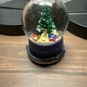 Vintage Hallmark Polar Express Snow Globe The Bell Rings For Me 3 Inch - Picture 1 of 8