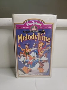 Walt Disney's Masterpiece Collection VHS Movie Melody Time 50th Anniv 1998 - Picture 1 of 8