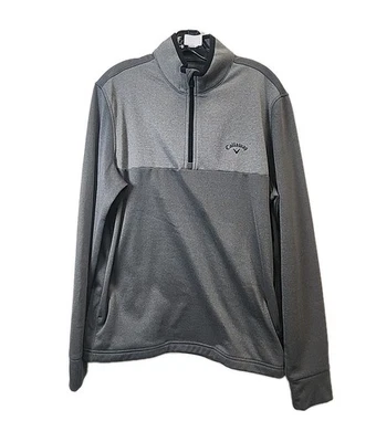 Callaway Gray 1/4 Zip Golf Pullover Medium 1120-65 - Image 1 of 3