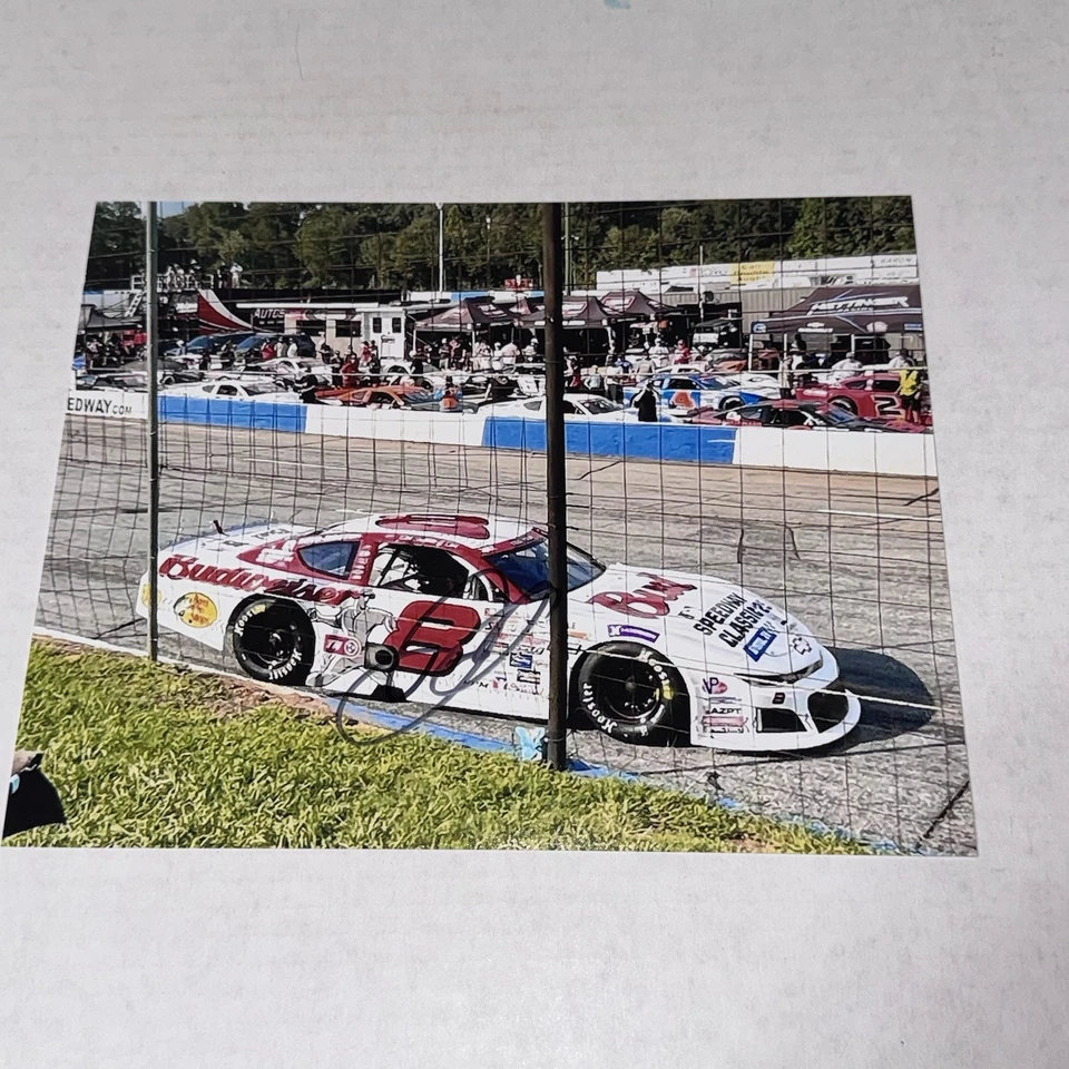 Dale Earnhardt Jr 2025 ZMAX CARS TOUR BUDWEISER CHEVY BÉISBOL #8 foto firmada Foto 1 de 1