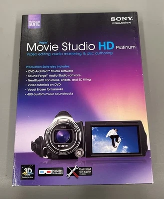Sony Vegas Movie Studio HD Platinum Production Suite 11 - Image 1 of 4