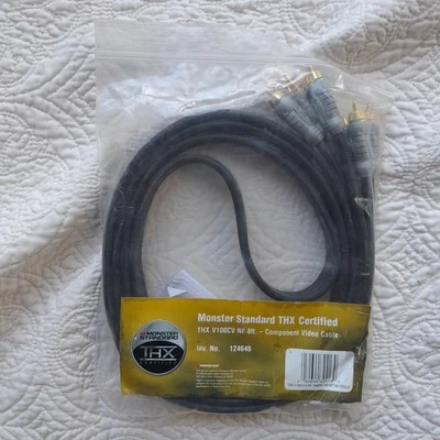 Monster THX Certified Component Gold RCA Cable 8 ft. Monster Audio Video Cable - Image 1 of 3