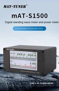 Medidor de potencia SWR con pantalla digital MAT-S1500 1,8-54 MHz 1500 W medidor de RF para radio - Imagen 1 de 9