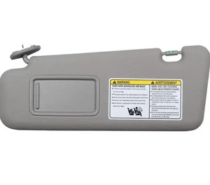 Left Driver Side Sun Visor Compatible with Toyota Highlander 2008-2013 (Gray) - Picture 1 of 6