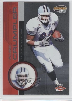 2001 Pacific Invincible Retail Alge Crumpler #252 Rookie RC - Image 1 of 2
