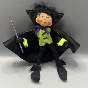 2009 Annalee Halloween Dracula Vampire Doll 8" tall Whimsical  - Picture 1 of 19