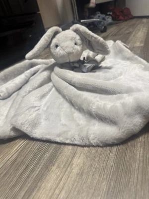 POTTERY BARN KIDS Monique Lhuillier серый кролик Baby одеяло / огромный милый большой - Изображение 1 из 4