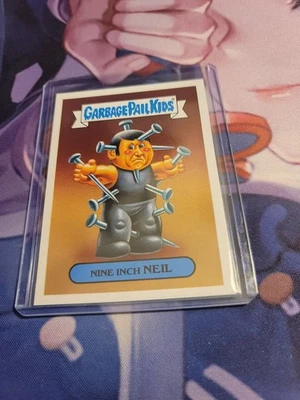 2017 Garbage Pail Kids Battle of the Bands Metal Nine Inch Neil Card 4a SP Nails - Image 1 of 2