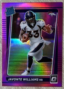 Donruss Optic Javonte Williams Pink Rookie #215 2021 - Imagen 1 de 2