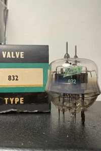 Tubo de válvula de tetrodo doble Zaerix 832 hecho en el extranjero - Imagen 1 de 3