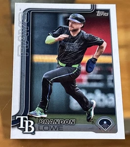 Brandon Lowe 2025 Topps Series 1 #153 Tampa Bay Rays Baseball Card - Picture 1 of 2